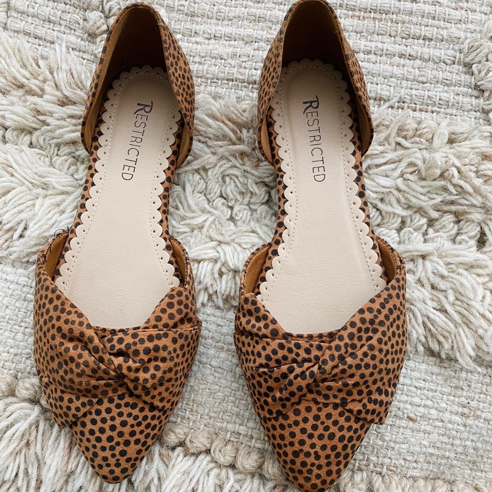 Restricted Jammy D'Orsay Bow Top Flat